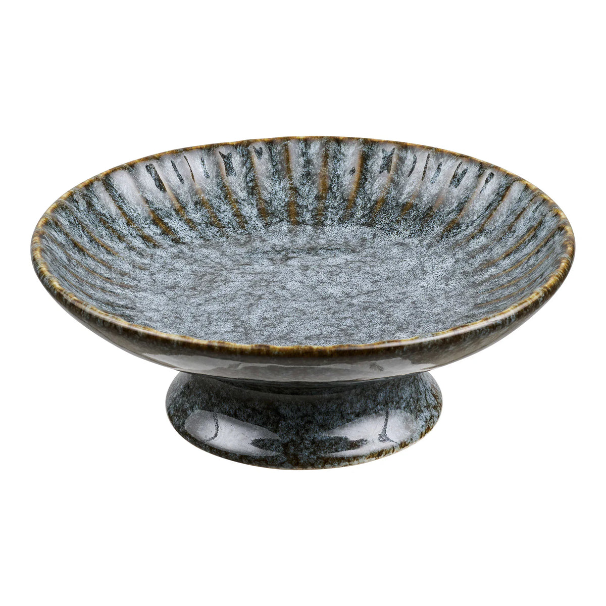 Διακοσμητική Πιατέλα Tray - Κεραμική Μπλε Ø20,5 x H7 cm HOUSE NORDIC