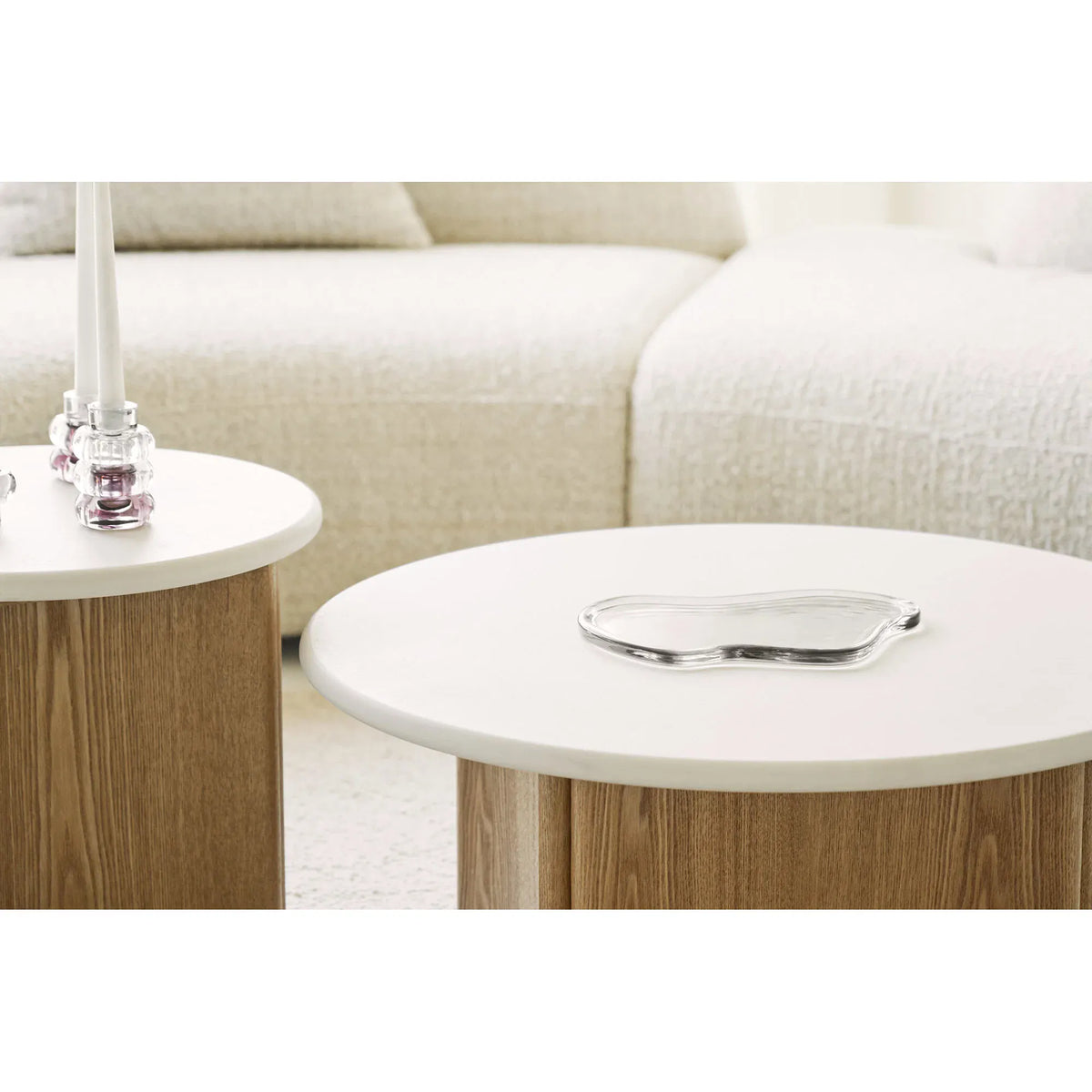 Διακοσμητικός Δίσκος Tray - Διαφανές Γυαλί W30 x L21 x H1.5 cm HOUSE NORDIC