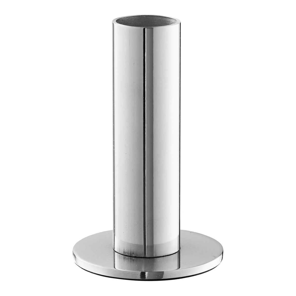 Κηροπήγια Candle Holders - Ανοξείδωτο Ατσάλι Ασημί Σετ Των 3 τμχ Ø5.5 x H6.5 / 9 / 11.5 cm HOUSE NORDIC