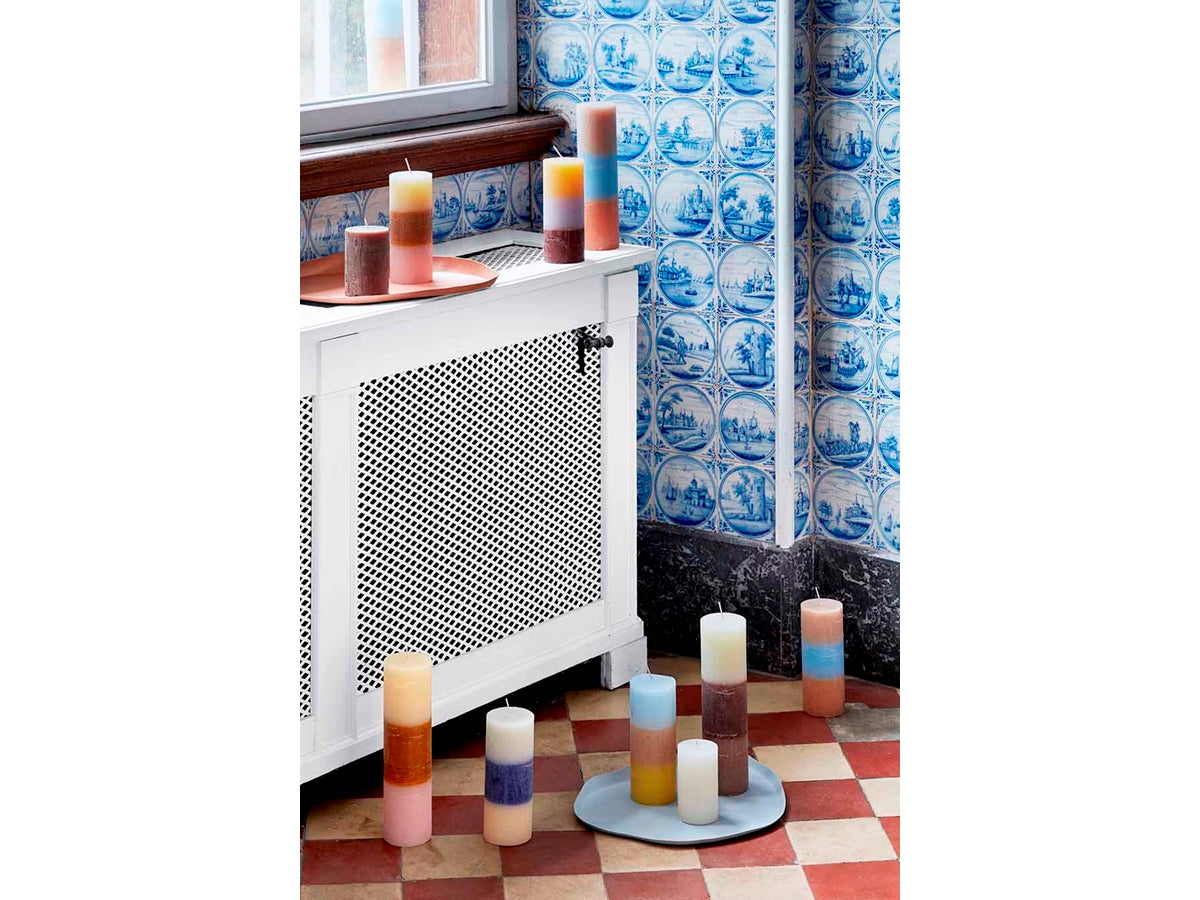 Κερί Pillar / Rainbow Burn Time 76 h Ø7 x H17 cm Broste Copenhagen
