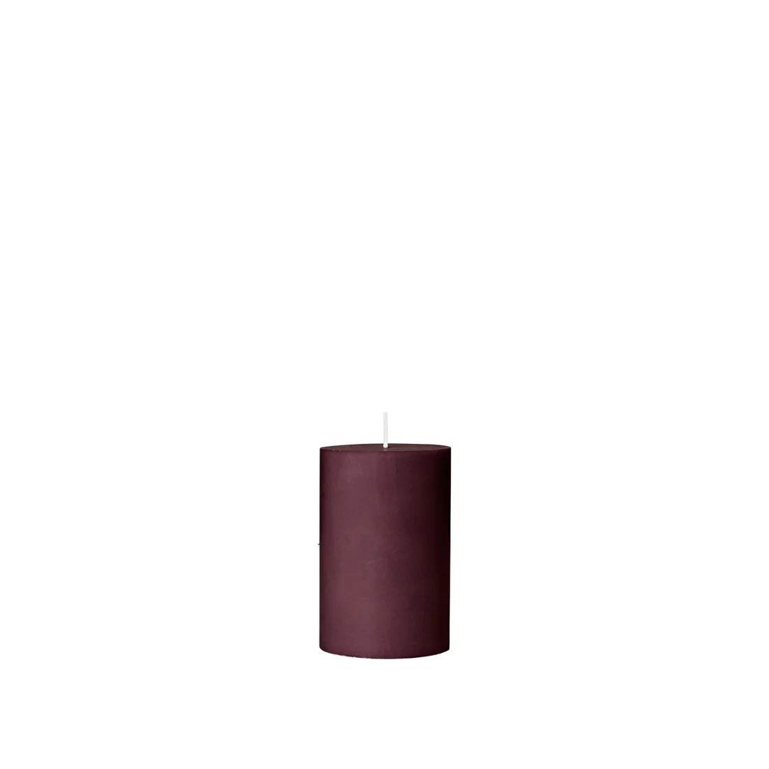 Κερί Eco Pillar - Σκούρο Μωβ Burn Time 35h Ø6,7 x H10 cm Broste Copenhagen