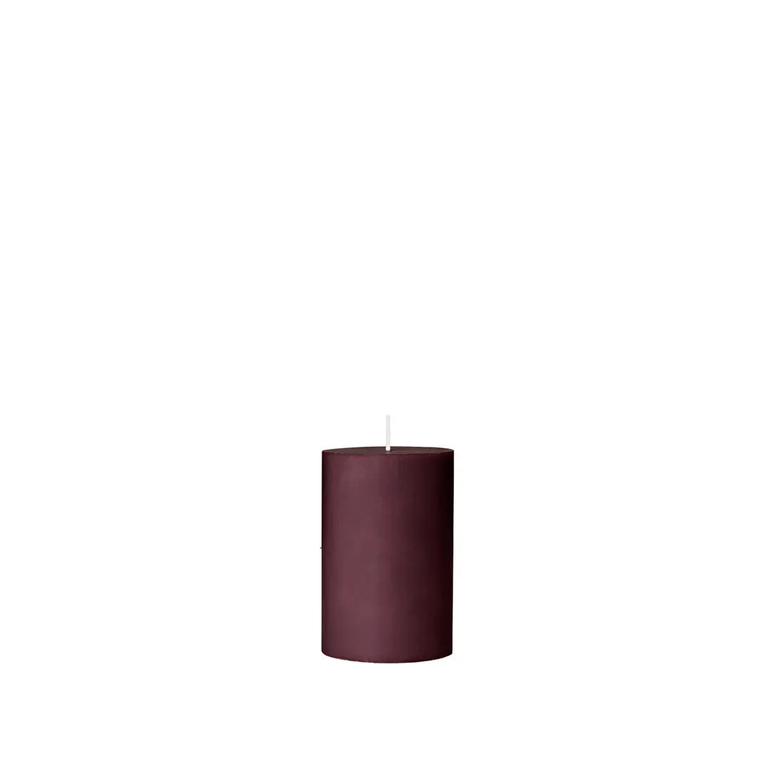 Κερί Eco Pillar - Σκούρο Μωβ Burn Time 35h Ø6,7 x H10 cm Broste Copenhagen