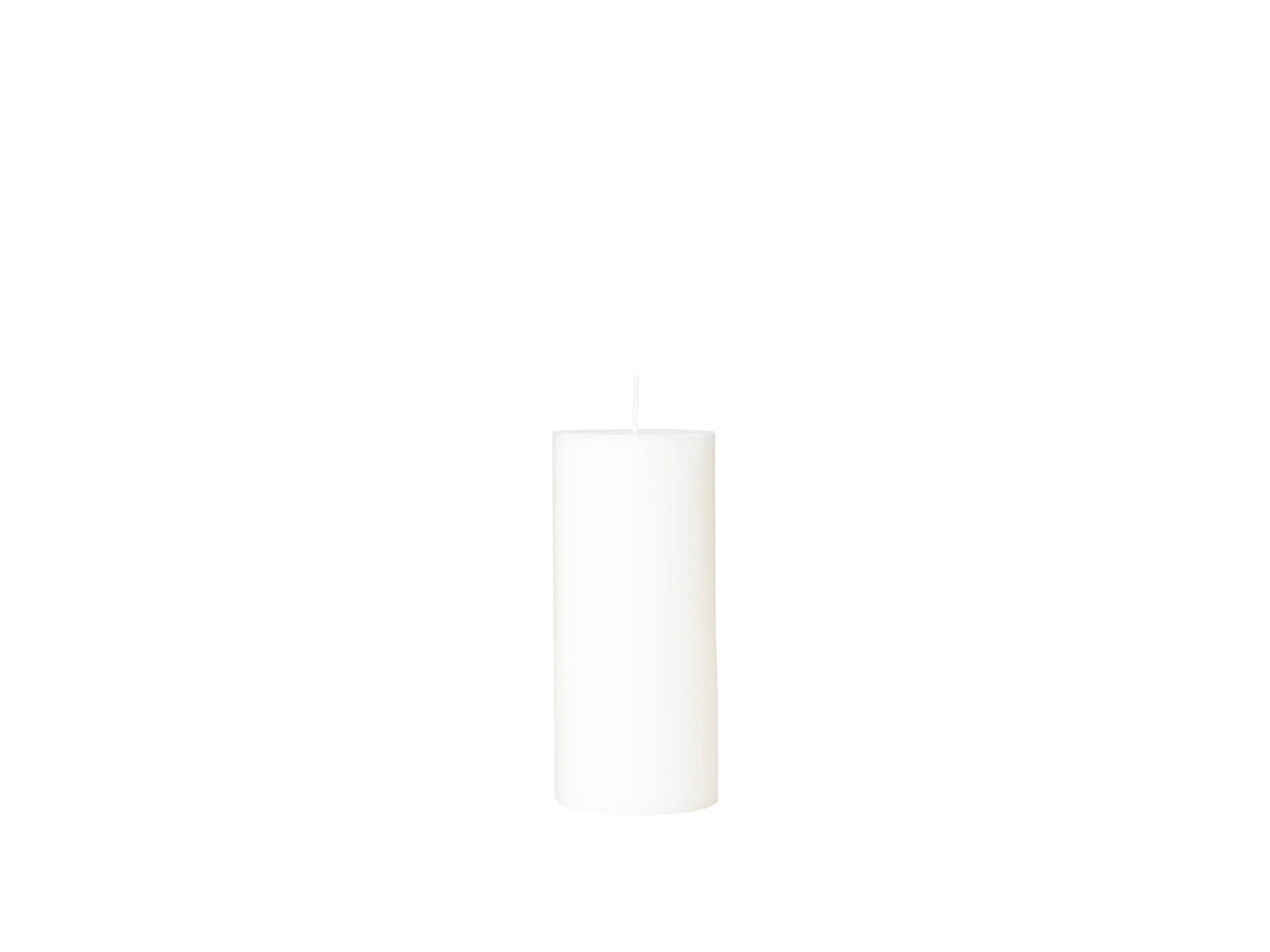 Broste Copenhagen Κεριά Κερί Eco Pillar / Λευκό Burn Time 50 h Ø6,7 x H15 cm Broste Copenhagen