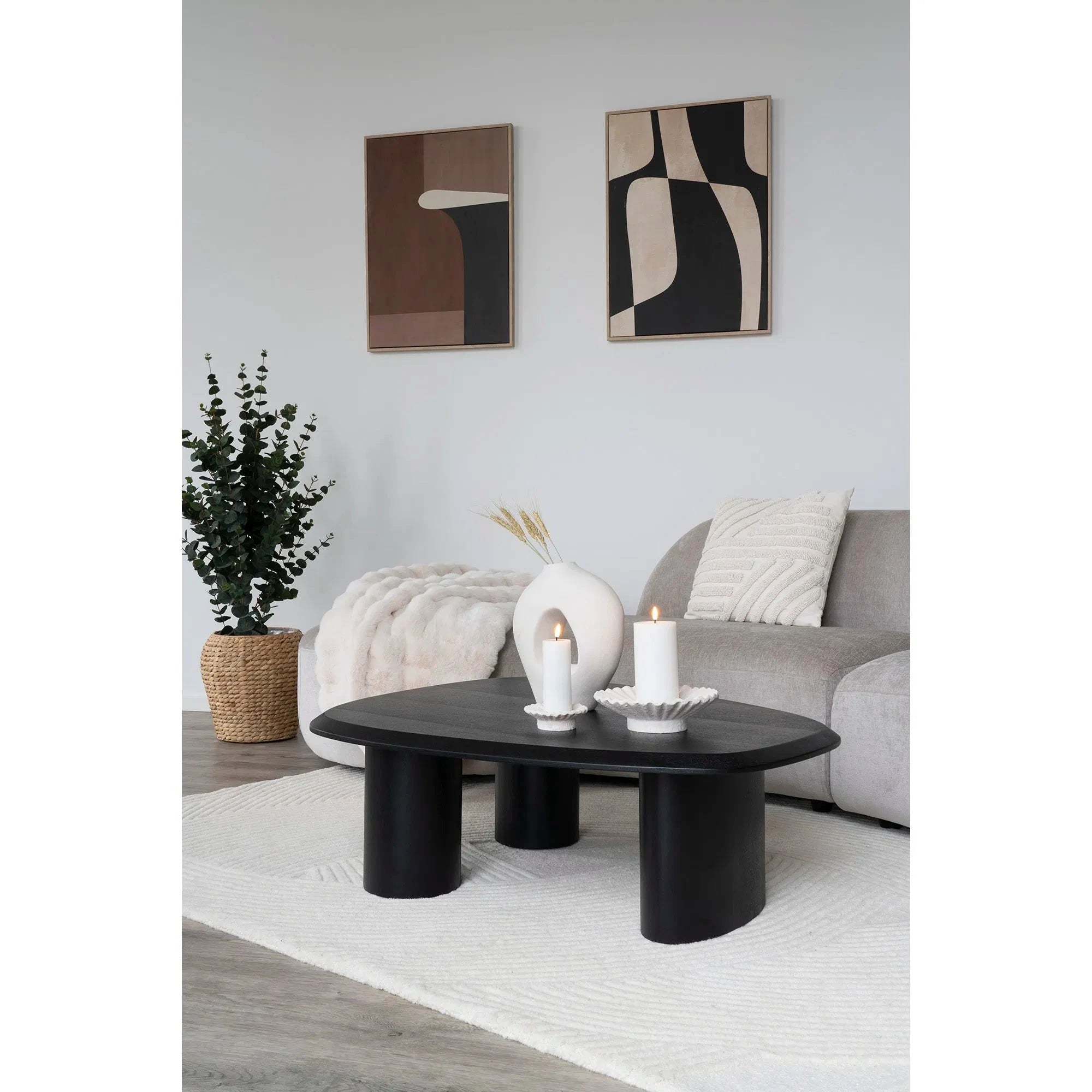 Διακοσμητικός Πίνακας Τοίχου Σε Καμβά Cape Town - Καφέ Μπεζ W50 x H70 x L2.5 cm HOUSE NORDIC