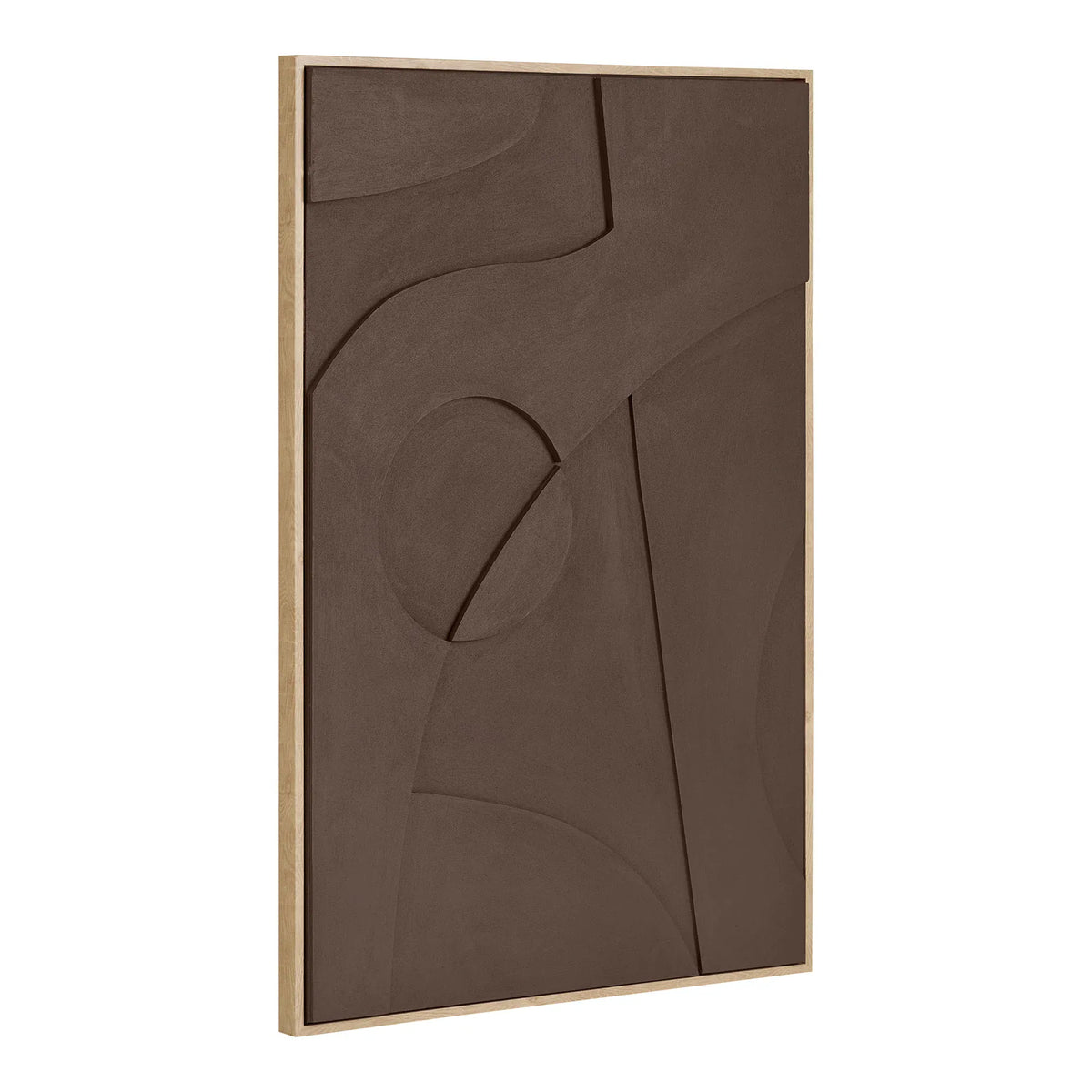 Διακοσμητικός Πίνακας Σε Καμβά Isabella Relief No.2 - MDF Πολυεστέρας Καφέ W60 x L4.4 x H90 cm HOUSE NORDIC