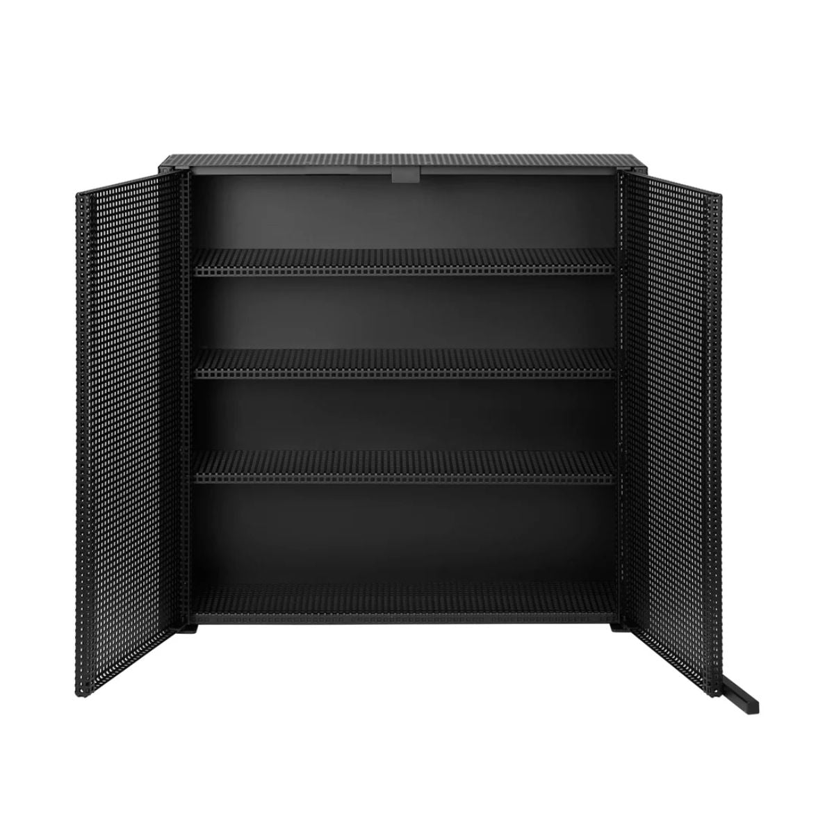 KRISTINA DAM studio cabinet Δικτυωτό Επιτοίχιο Ντουλάπι Μαύρο 60x15x60cm KRISTINA DAM