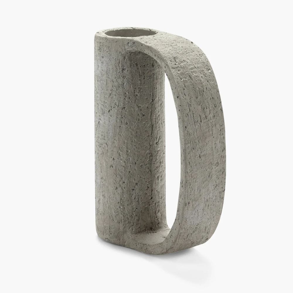 Βάζο Γκρι 02 S Cement FCK L17.5 W 8.5 H 28 cm SERAX