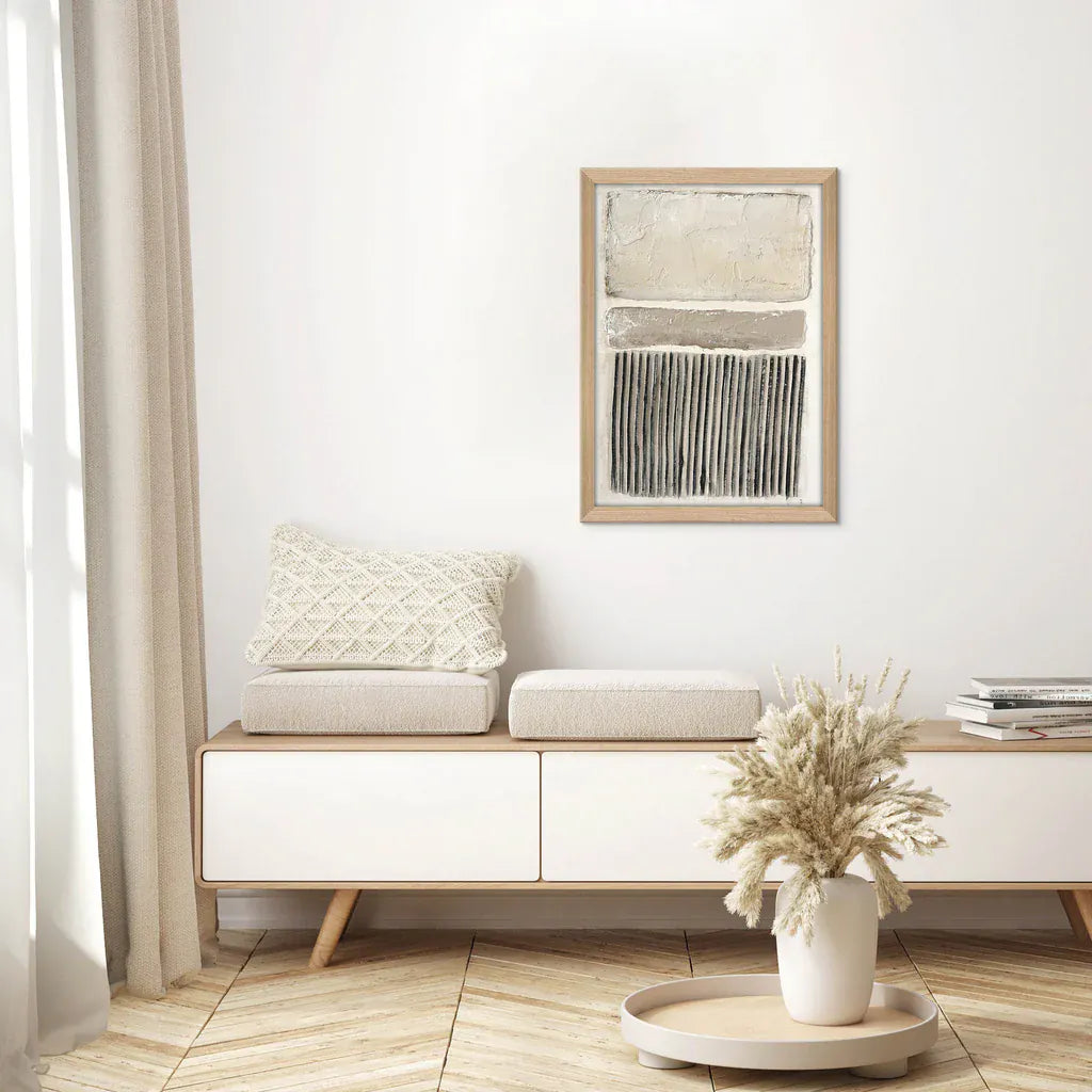 Έργο Τέχνης Art Structure 2 Nordic Art - Δρύινη Κορνίζα W50 x H70 cm MALERIFABRIKKEN