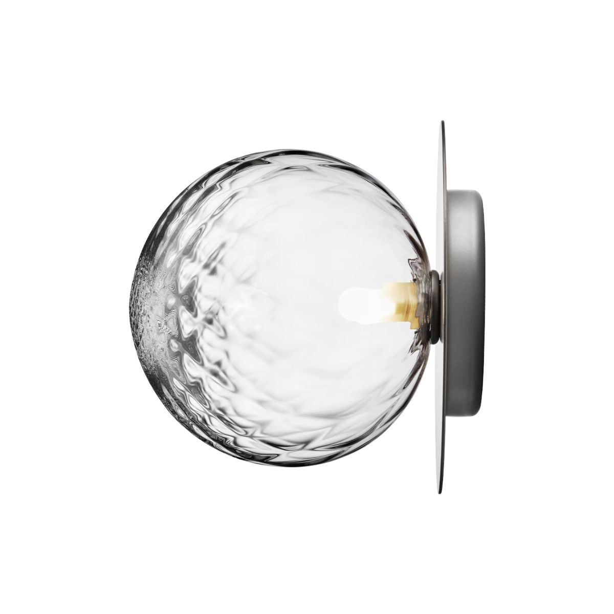 NUURA Φωτιστικό Τοίχου Φωτιστικό Τοίχου - Οροφής Liila 1 Large Μέταλλο Ασημί ø255mm x 230mm G9 - IP44/220-240V NUURA