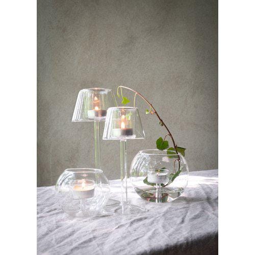 INA Γυάλινο Κηροπήγιο Clear – Ø8 εκ. HintsDeco