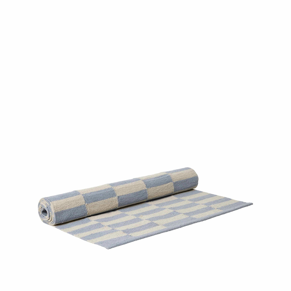 Χαλί Jane 100% Cotton Dusty Μπλε /Μπεζ Oatmeal W70 x L200 cm Broste Copenhagen
