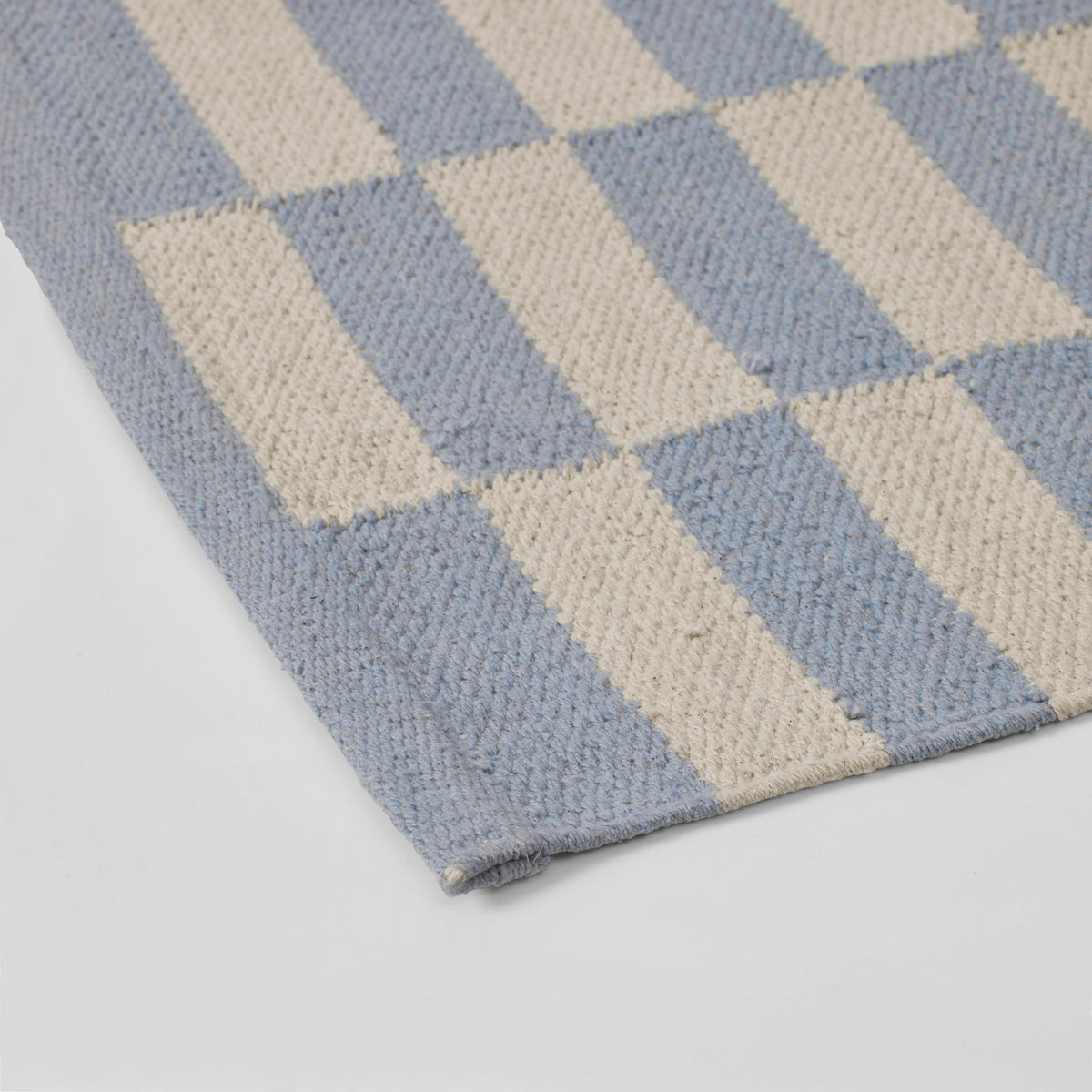 Χαλί Jane 100% Βαμβάκι Γαλάζιο/ Μπεζ W70 x L200 cm Broste Copenhagen