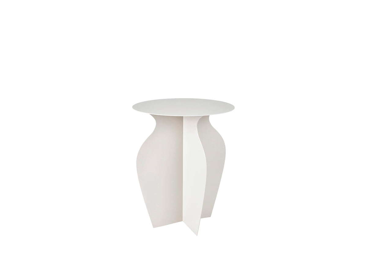 Broste Copenhagen Coffee Table Τραπέζι Urna Μέταλλο Υπόλευκο H45x35Ø cm Broste Copenhagen
