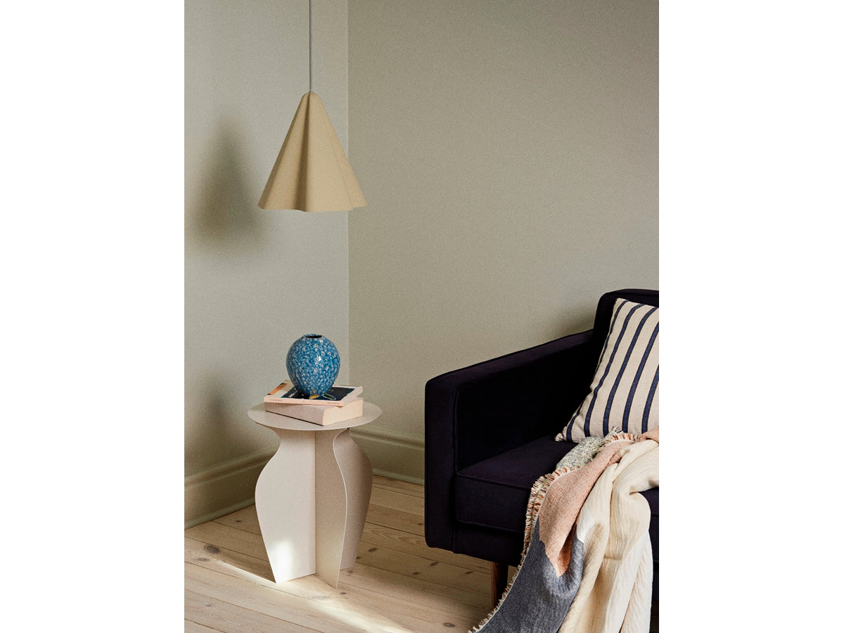 Broste Copenhagen Coffee Table Τραπέζι Urna Μέταλλο Υπόλευκο H45x35Ø cm Broste Copenhagen