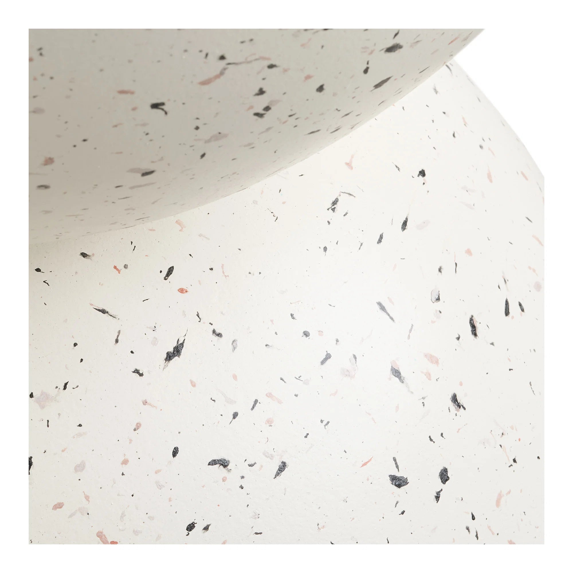 Βοηθητικό Τραπέζι Bonita Off White Fiberclay/ Terrazzo Look ø40x45 cm HOUSE NORDIC