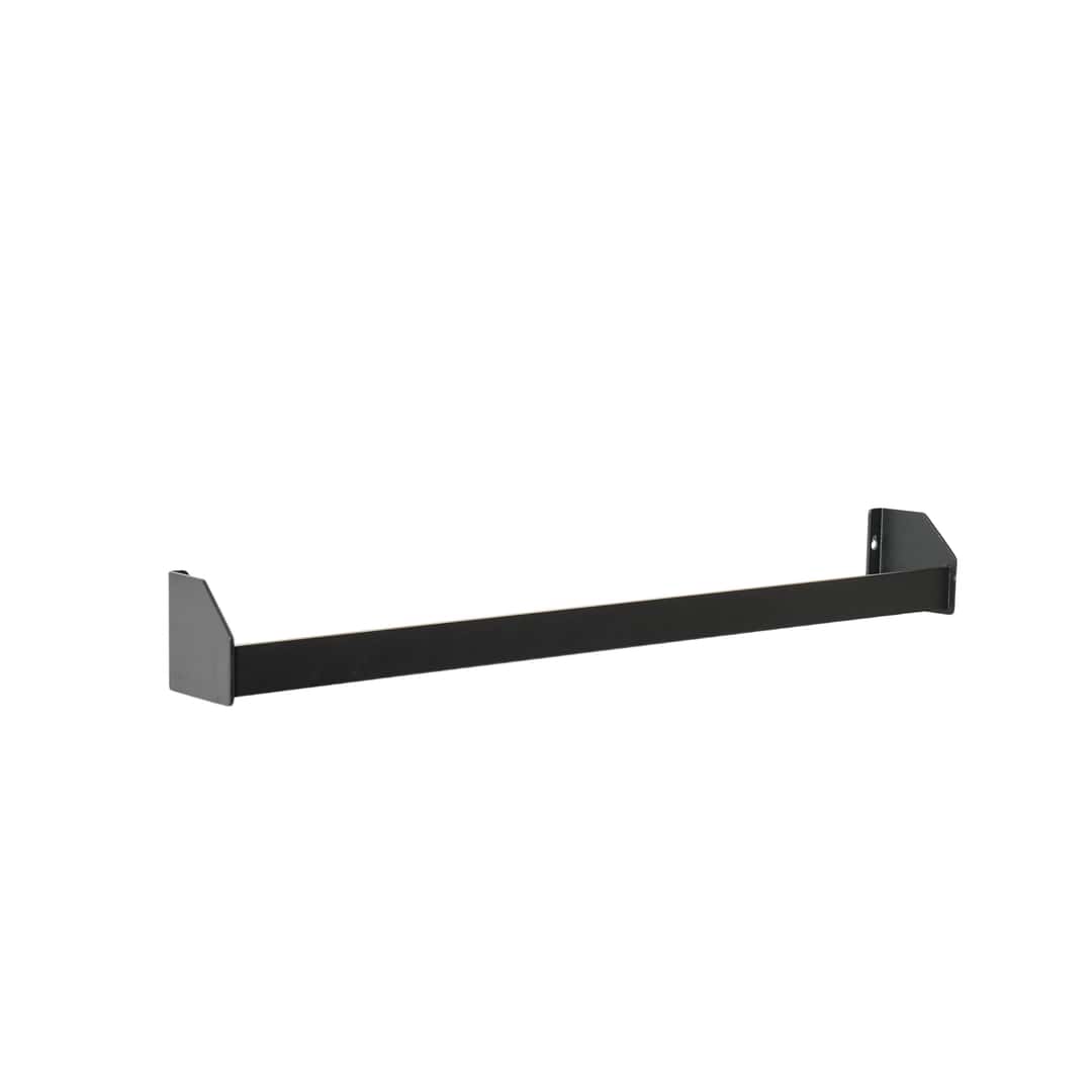 μάστρα Τοίχου Μονή Tetsu Μεταλλική Μαύρη Powder Coated L60xD7xH7 Cm MUUBS