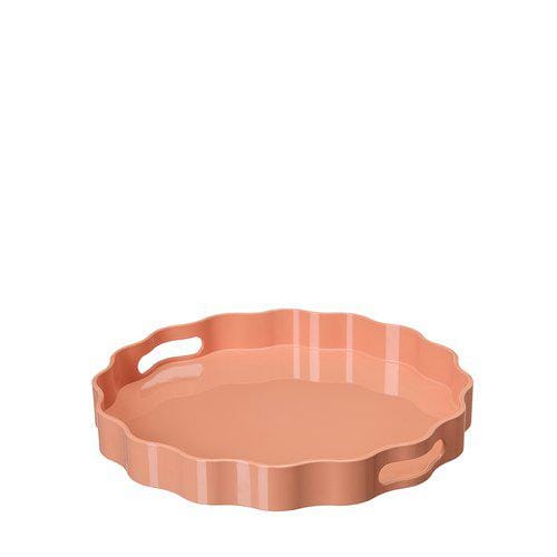 YEN Δίσκος Σερβιρίσματος Peach Aνακυκλώσιμο PVC– Ø31 εκ. Hintsdeco Collection