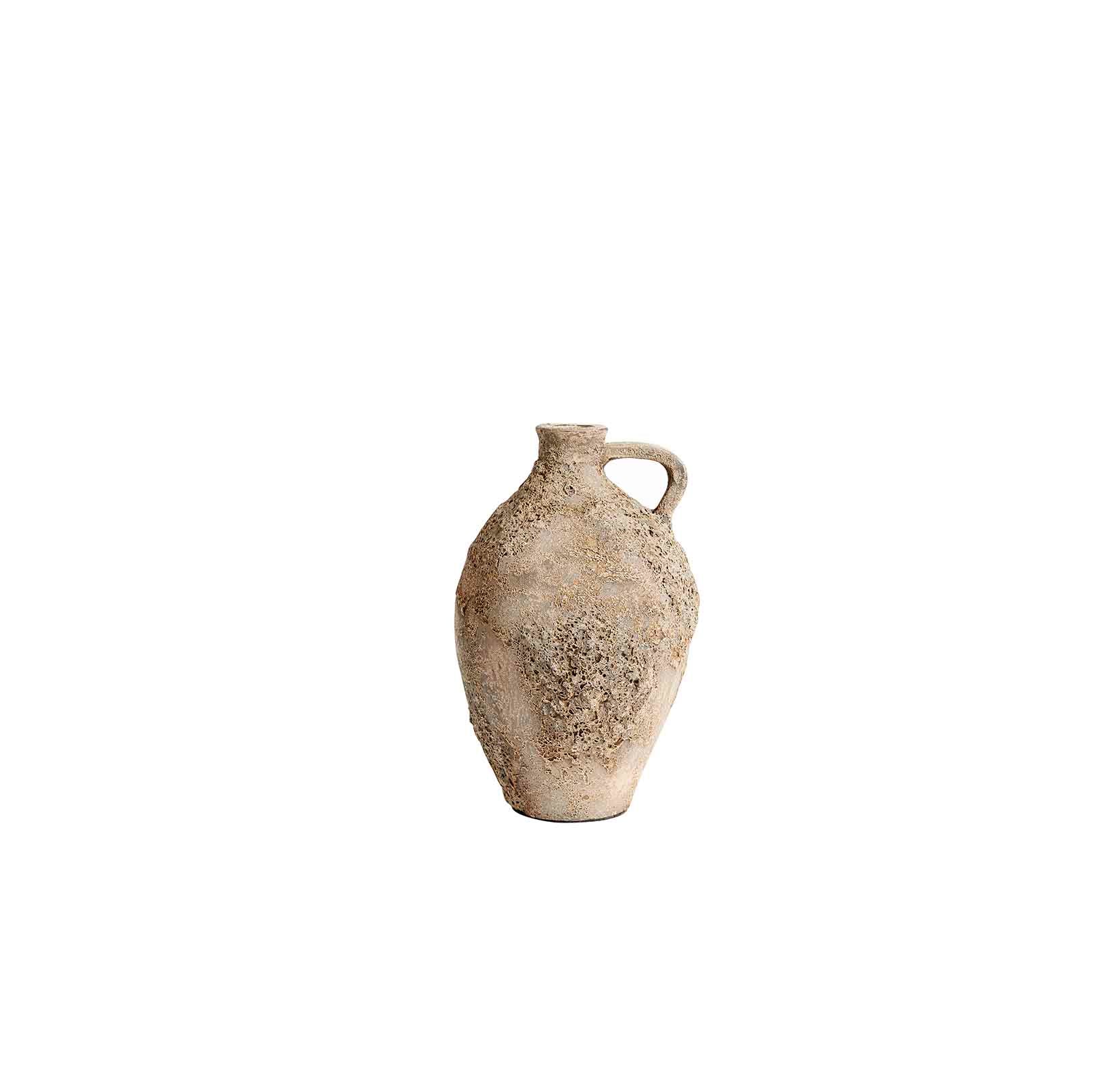 MUUBS ΒΑΖΟ Πήλινο Βάζο Bottle Trace Coral Sand Terracotta Ø25xH42 cm MUUBS