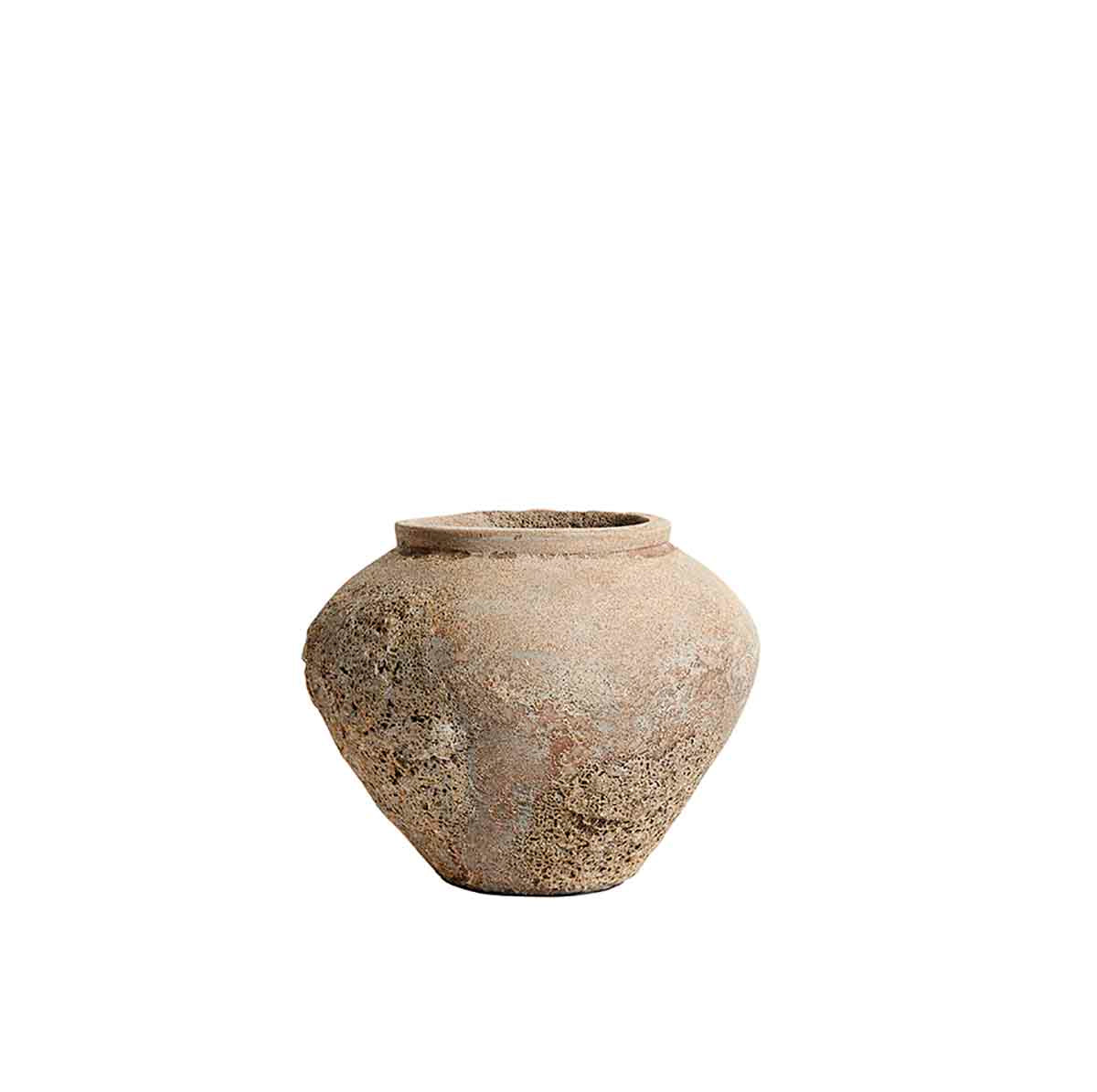 MUUBS ΒΑΖΟ Πήλινο Βάζο Trace 30 Coral Sand Terracotta H30xØ40 cm MUUBS