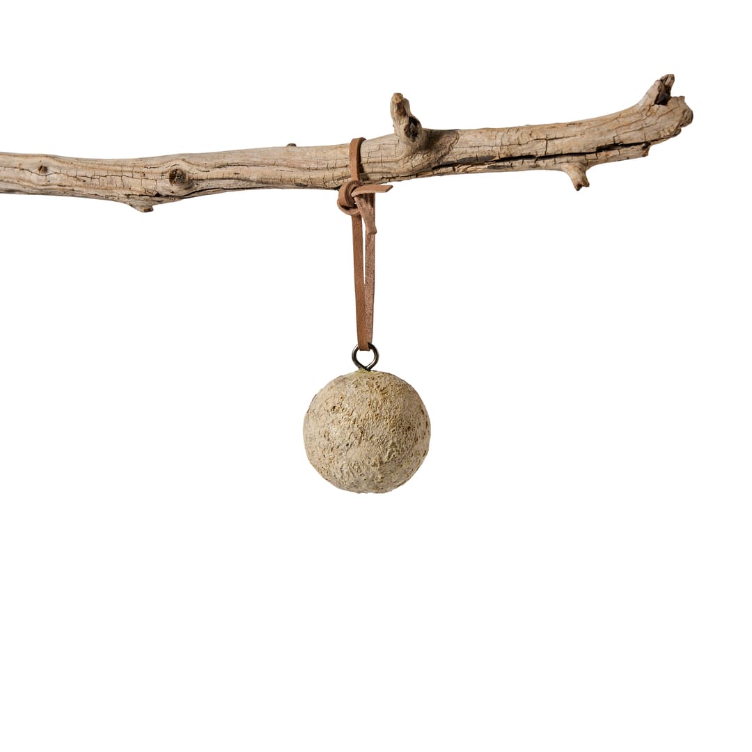 Διακοσμητική Μπάλα Luna S/2 Beige Τερακότα Ø4 cm MUUBS