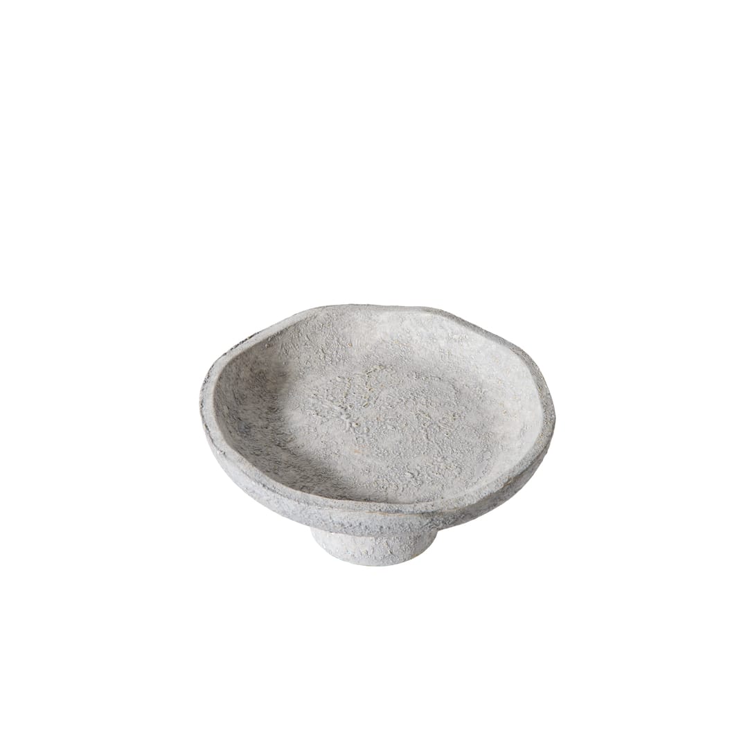 Διακοσμητικό Μπολ Luna M - Γκρι Τερακότα Ø34 x H17,5 cm MUUBS