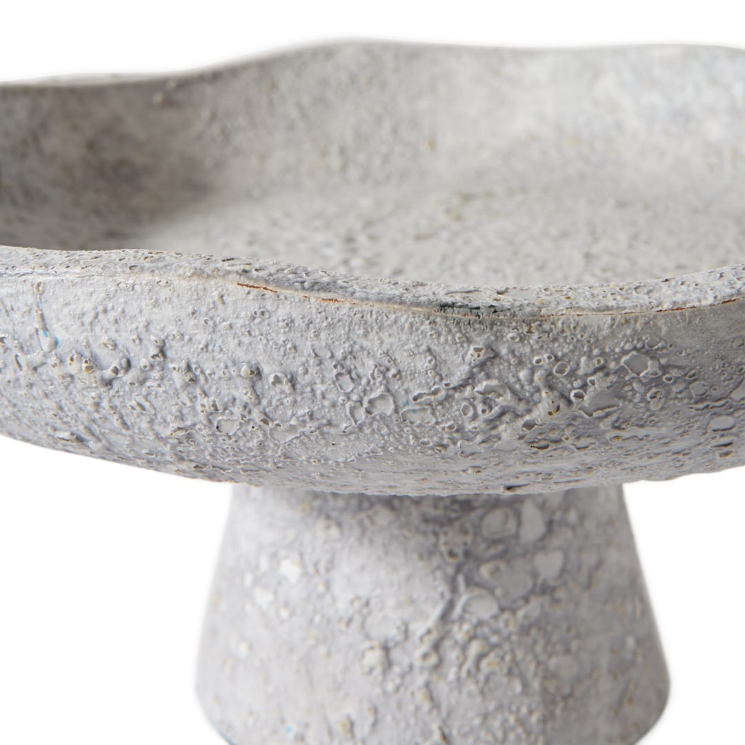 Διακοσμητικό Μπολ Luna M - Γκρι Τερακότα Ø34 x H17,5 cm MUUBS