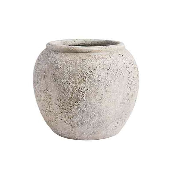 MUUBS Βάζο Luna Μπολ 25 Γκρί Κεραμικό Τερακότα H: 25 Ø: 29 cm MUUBS