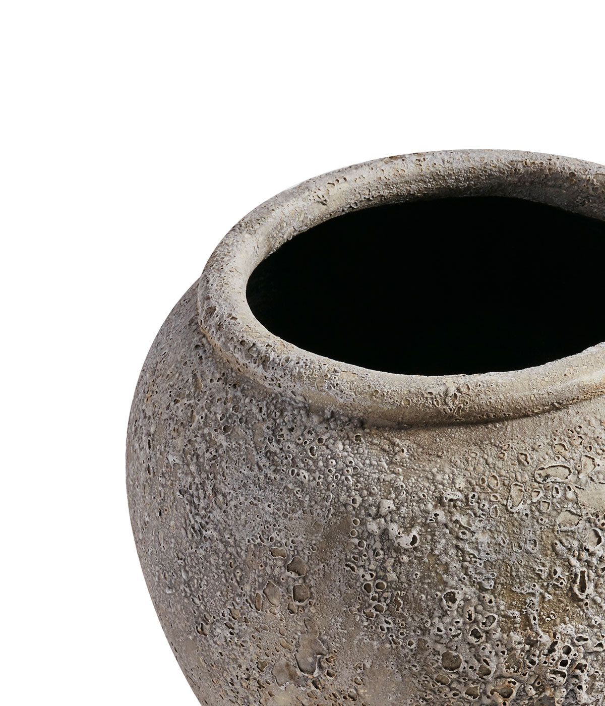 MUUBS Βάζο Luna Μπολ 25 Γκρί Κεραμικό Τερακότα H: 25 Ø: 29 cm MUUBS