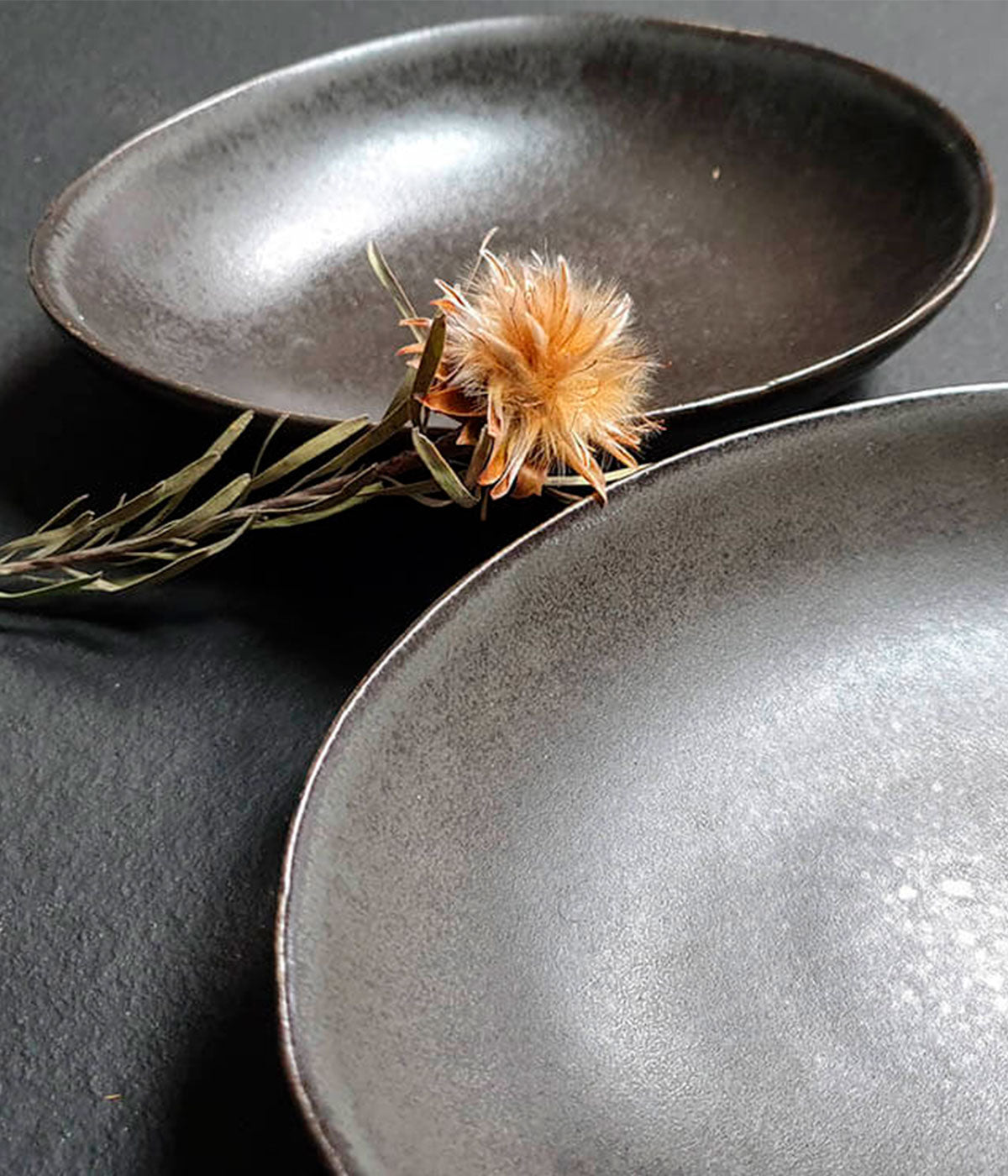 MUUBS Πιάτο Βαθύ Πιάτο Mame Κεραμικό Καφέ Ø19xH5,3 cm MUUBS