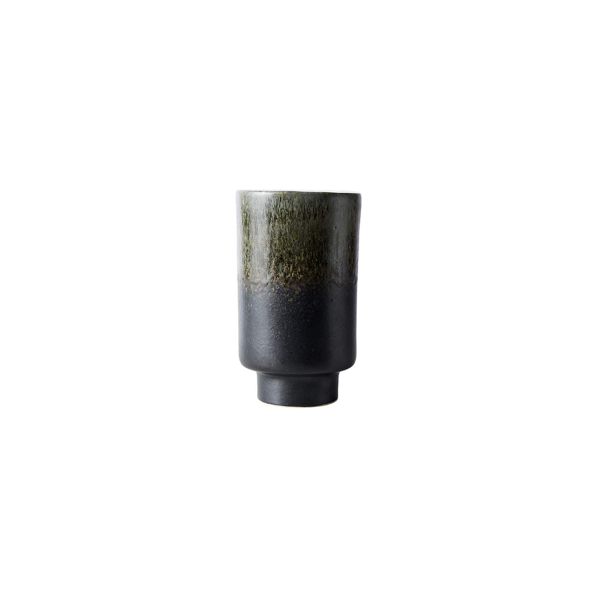 'Stain Large' Vase Gray Brown Ceramic Terracotta H26 Ø145cm MUUBS