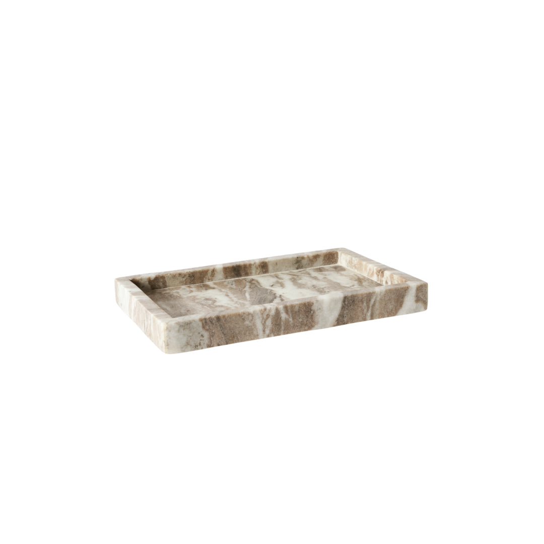 Διακοσμητικός Δίσκος Seagrain Μπεζ Μάρμαρο L30xW20xH2,8 cm MUUBS