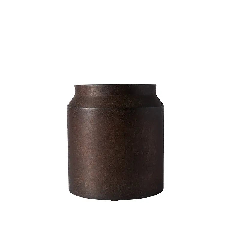 MUUBS Διακοσμητικό δοχείο Διακοσμητικό Δοχείο Jar Sai 34 Rust Μέταλλο Καφέ Ø31xH34 cm MUUBS
