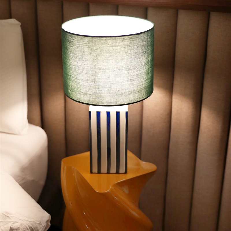 Home - &k Amsterdam Επιτραπέζιο Φωτιστικό Επιτραπέζιο Φωτιστικό Lamp Streak - Κεραμικό Πολύχρωμο 43 x 24 cm Home &k Amsterdam