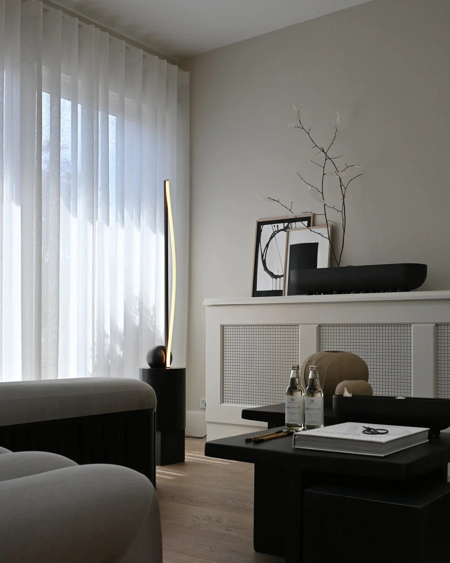 Φωτιστικό Δαπέδου Bow - Μπρονζέ Μεταλλικό Η100 x W22 x L14 cm 101 COPENHAGEN