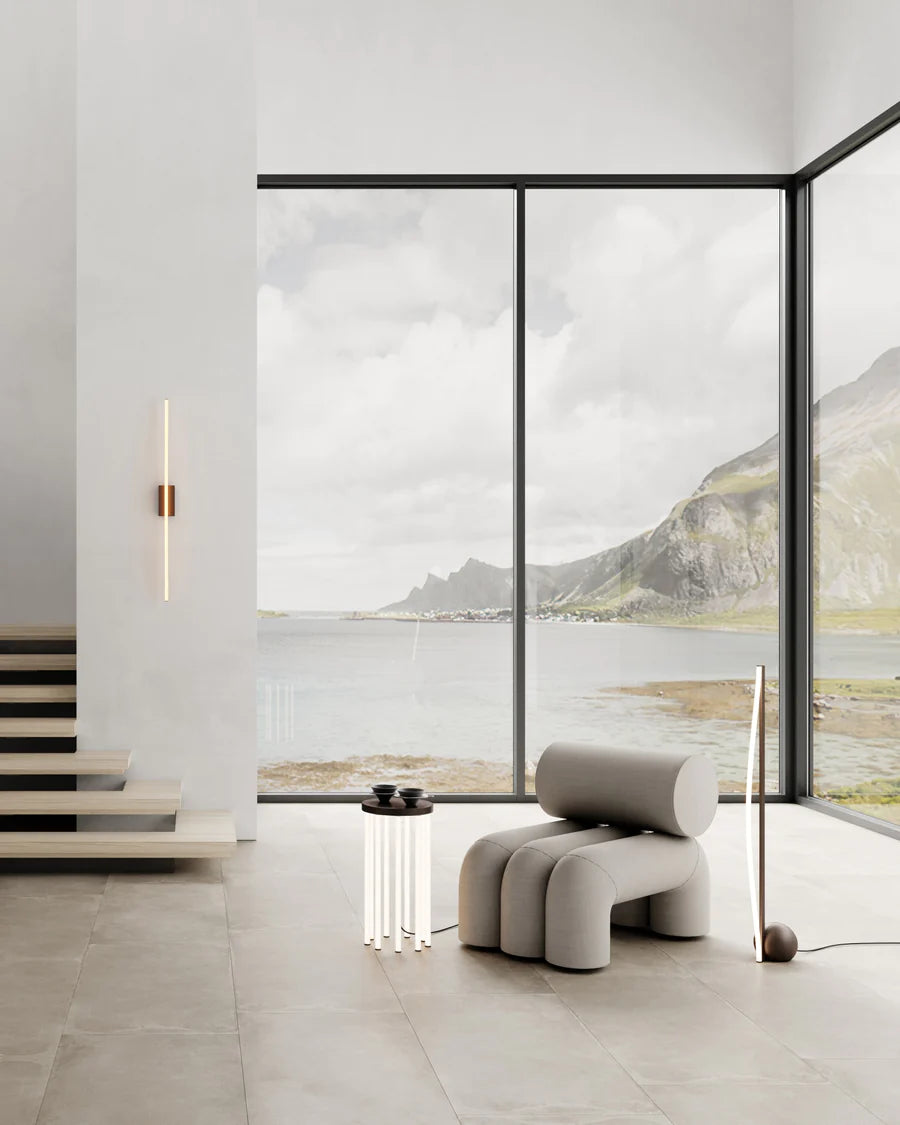 Φωτιστικό Δαπέδου Bow - Μπρονζέ Μεταλλικό Η100 x W22 x L14 cm 101 COPENHAGEN