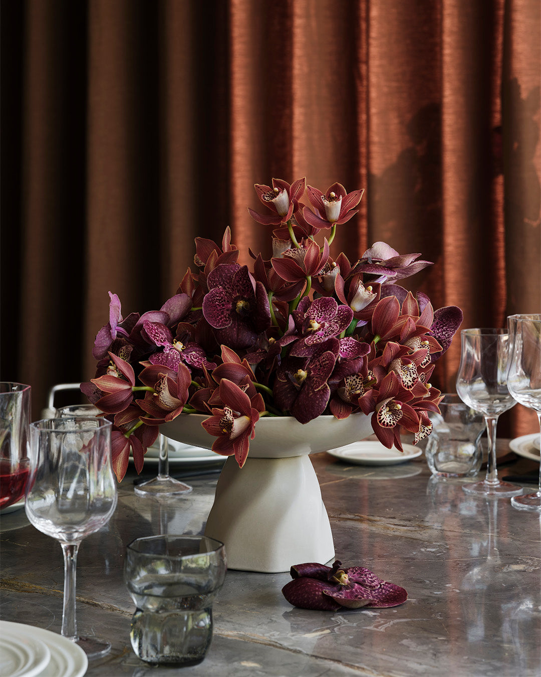 Broste Copenhagen Διακοσμητικό Μπολ Διακοσμητικό Μπολ Limfjord Centrepiece Κεραμικό Μπεζ H28 Ø16 cm, Broste Copenhagen