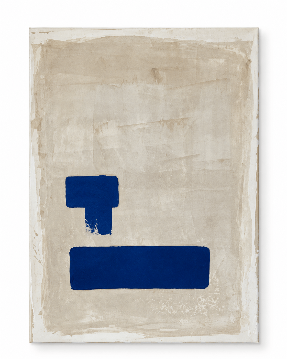 Πίνακας ζωγραφικής Σε Καμβά Acrylic & Oil Pastel LINES 3 (100x70cm) Hintsdeco