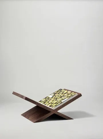 Βιβλιοστάτης Rest - Smoked Oak Καφέ 34 x 15 x 24 cm HintsDeco