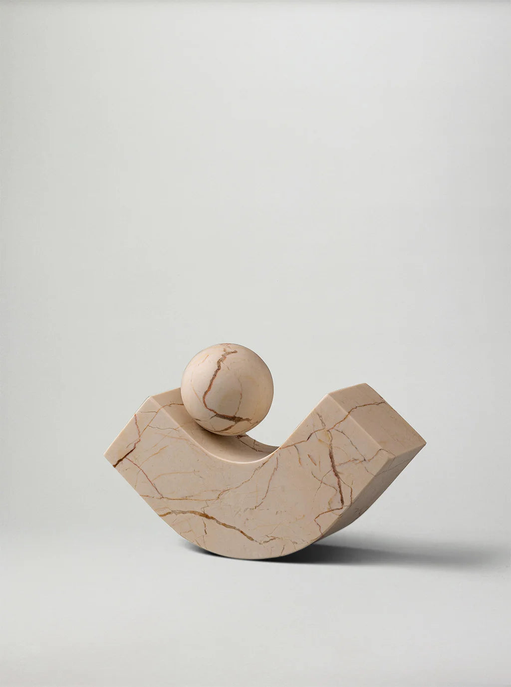 Βιβλιοστάτης Equi Sofita Beige - Μάρμαρο Μπεζ 6 x 15 x 15 cm HintsDeco