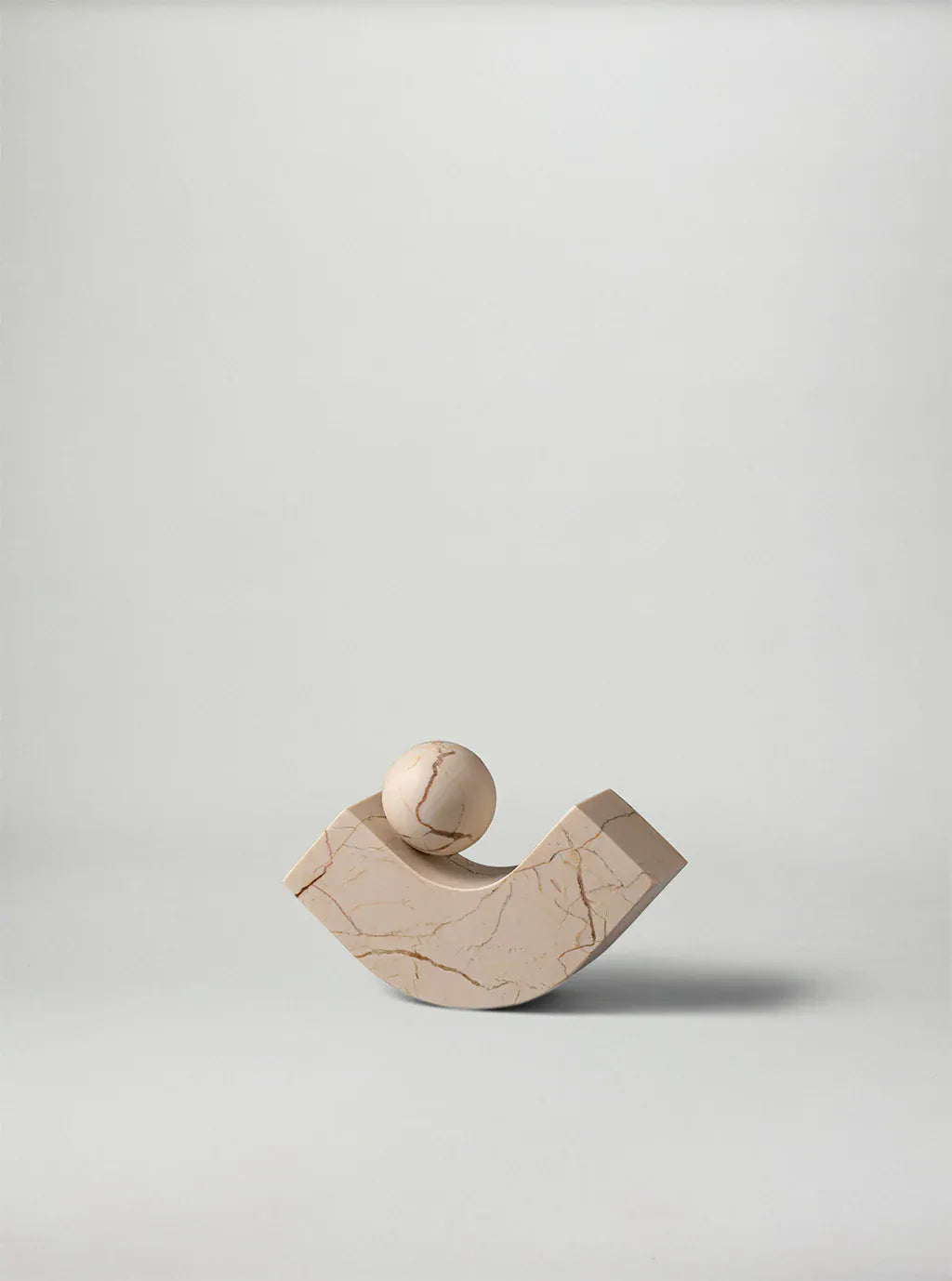 Βιβλιοστάτης Equi Sofita Beige - Μάρμαρο Μπεζ 6 x 15 x 15 cm HintsDeco