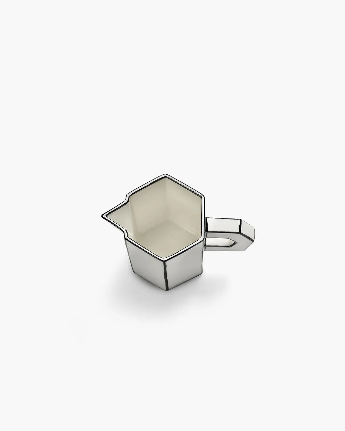 Κανάτα Carte Blanche - Πορσελάνη Άσπρη Μαύρη L12 x W7.2 x H9.4 cm SERAX