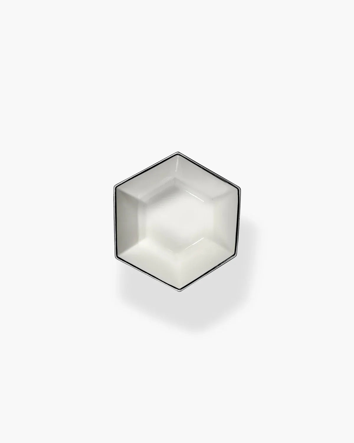 Μπολ Πρωινού Carte Blanche - Πορσελάνη Άσπρο Μαύρο L14 x W14 x H7 cm SERAX