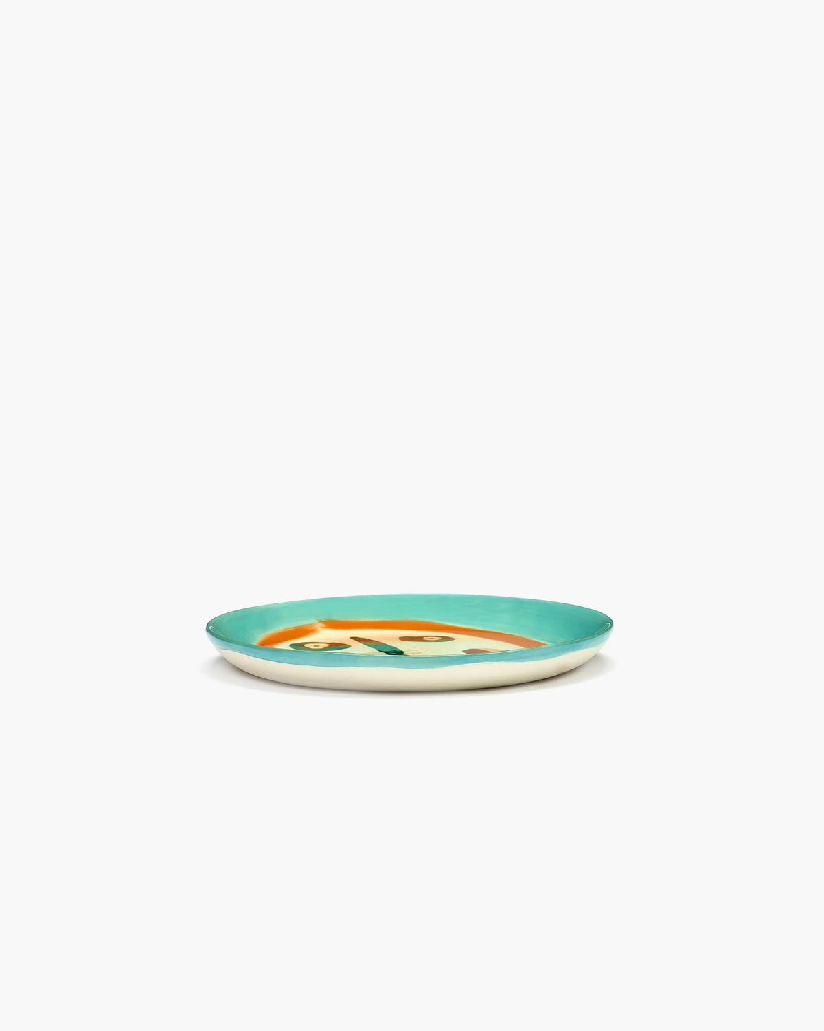 Πιάτο Φρούτου Feast Face 2 S - Κεραμικό Πολύχρωμο L19 x W19 x H2 cm SERAX
