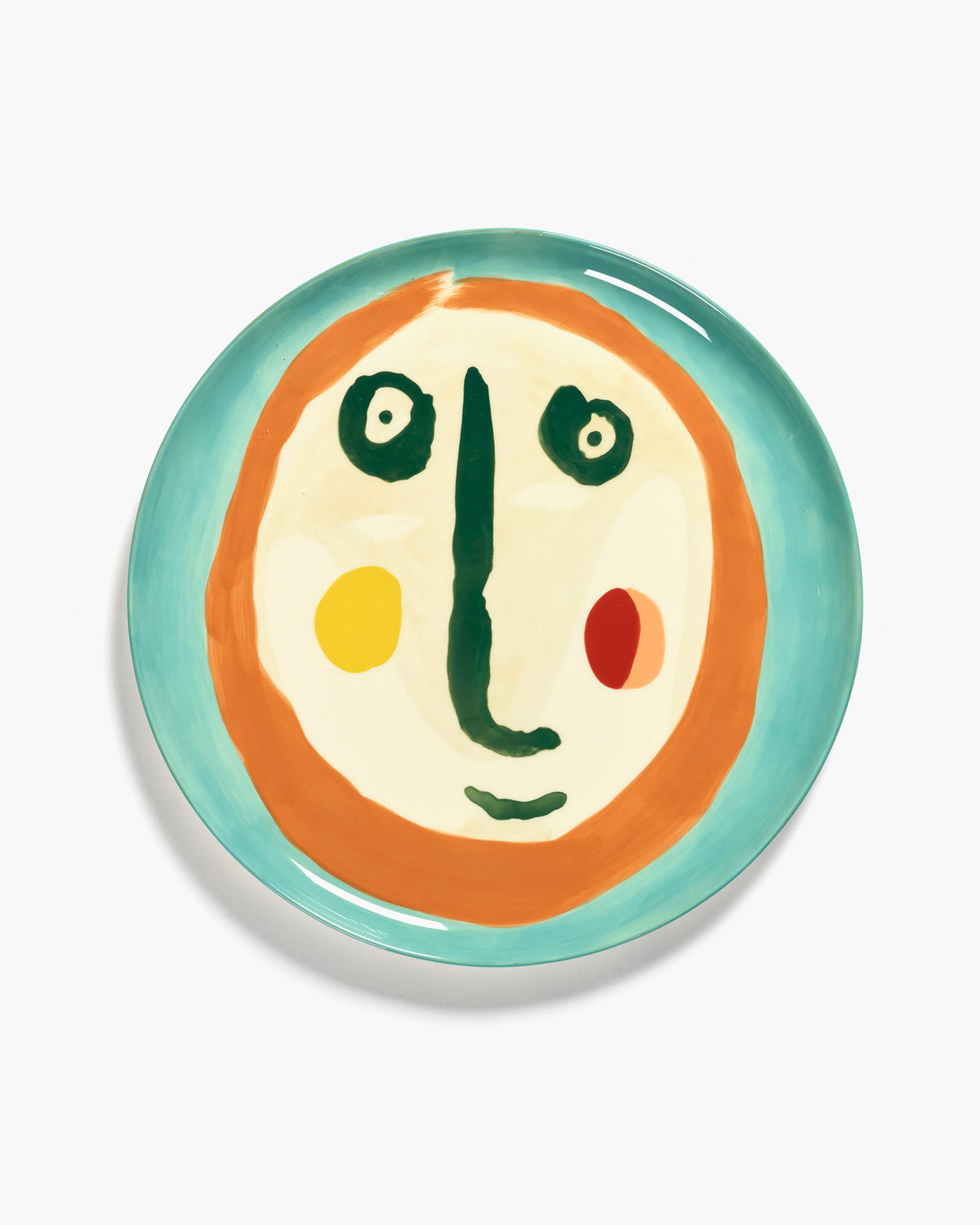 Πιάτο Feast Face 2 - Κεραμικό Πολύχρωμο L35 x W35 x H2 cm SERAX