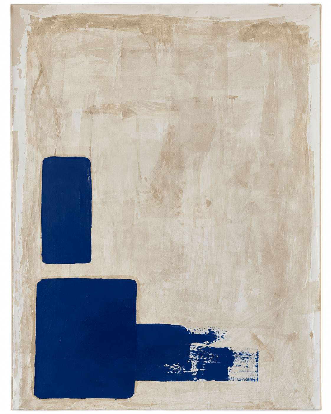 Πίνακας ζωγραφικής Σε Καμβά Acrylic & Oil Pastel LINES 4 (100x70cm) Hintsdeco
