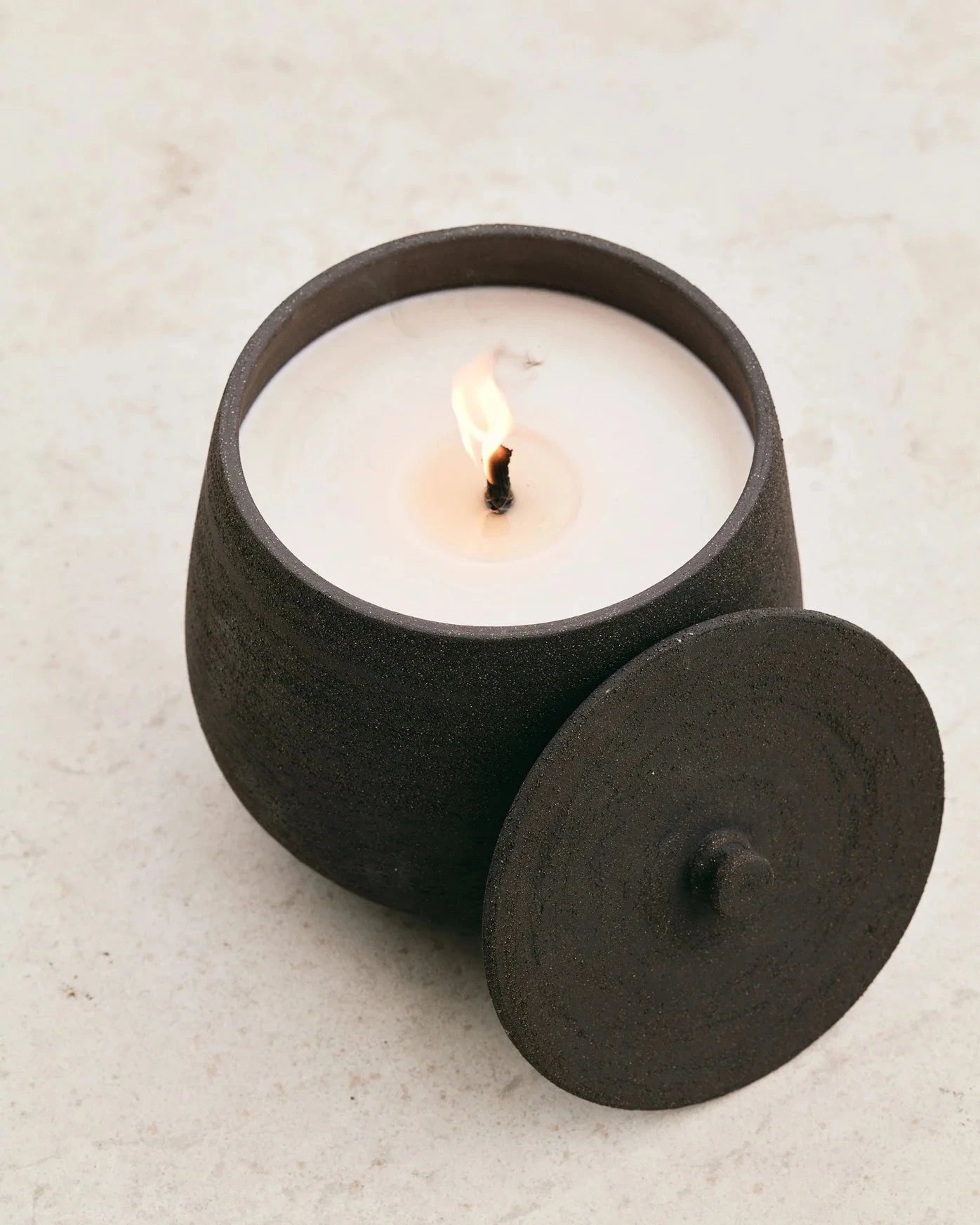 Κερί Sole Εξωτερικού Χώρου Μαύρο / Extra Small / Burn Time 60 h Η11 x D12 cm Fumaci