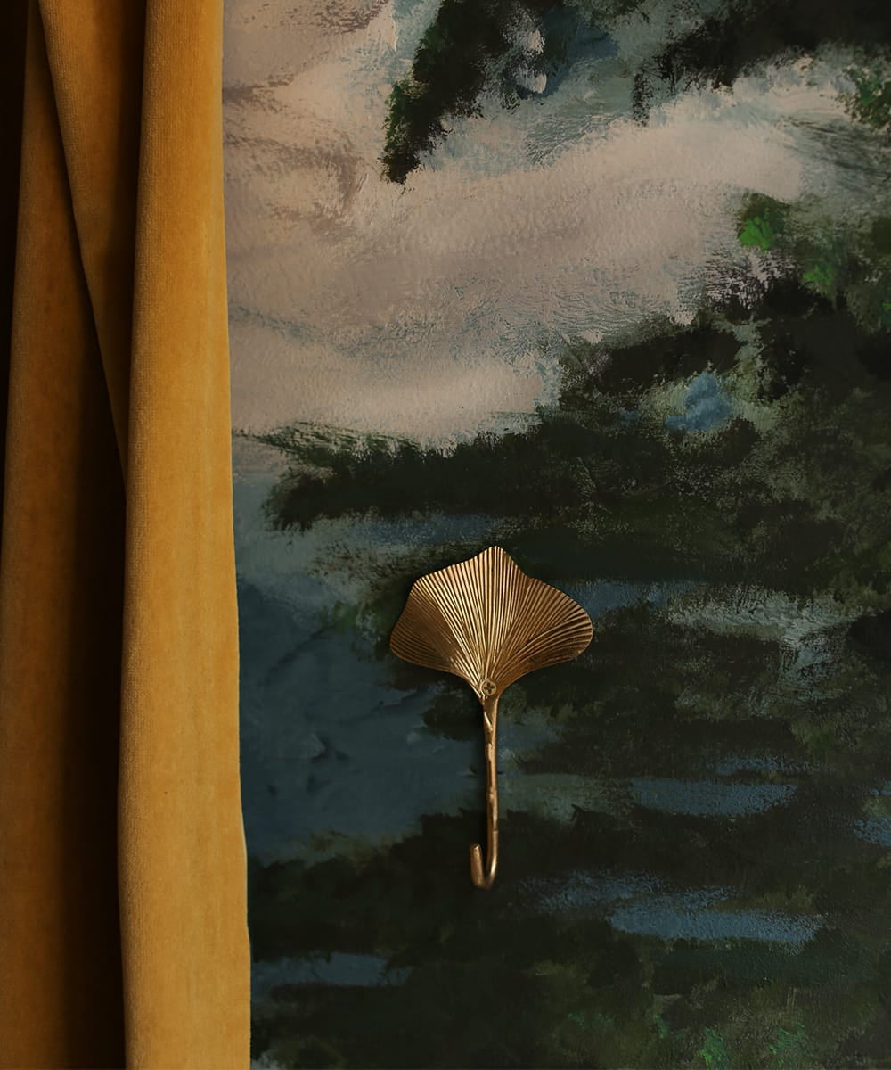 Κρεμάστρα Flora Ginko - Ορείχαλκος 14 x 9 x 3 cm Doing Goods