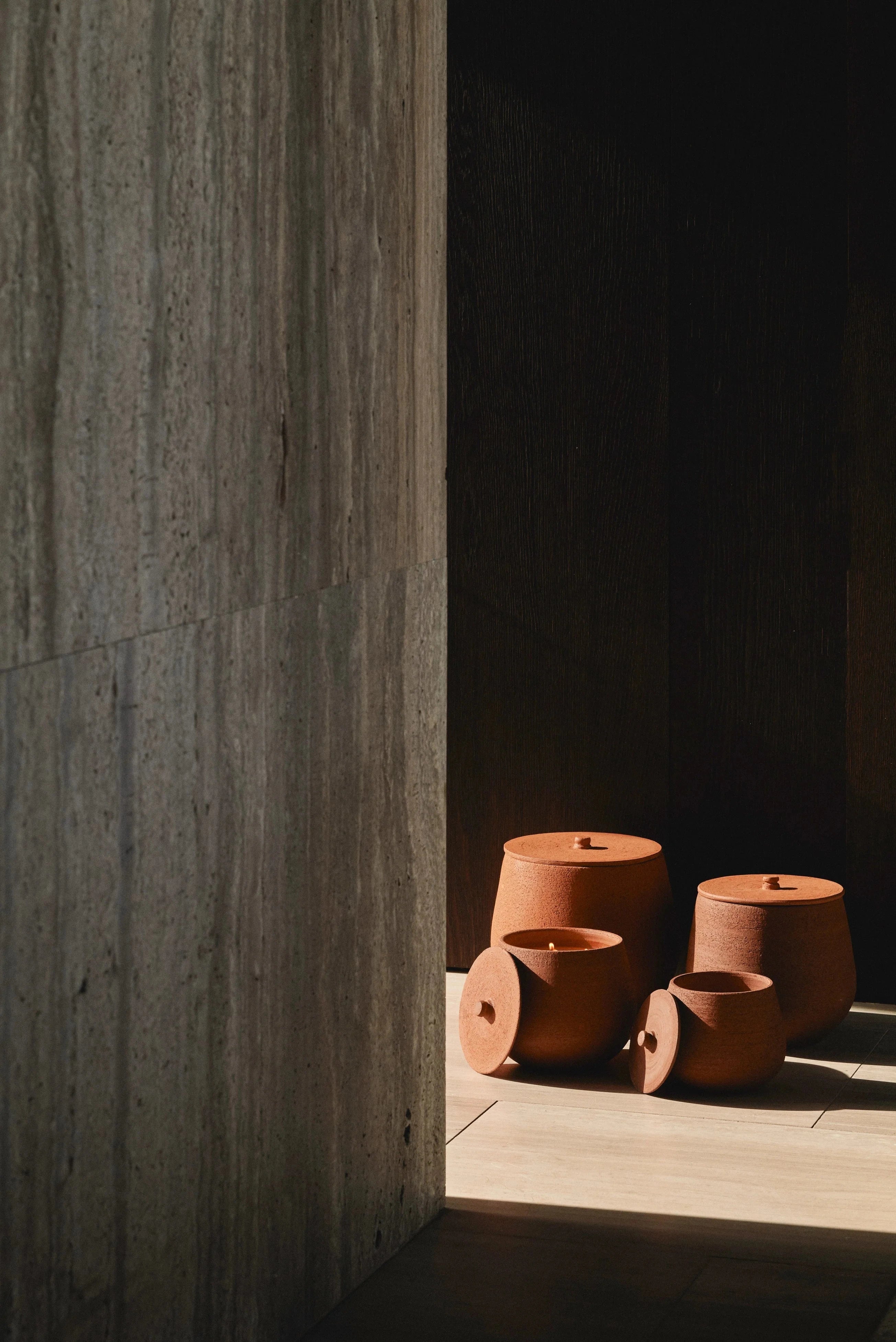 Κερί Sole Εξωτερικού Χώρου Terracotta / Small / Burn Time 90 h Η14 x D18 cm Fumaci