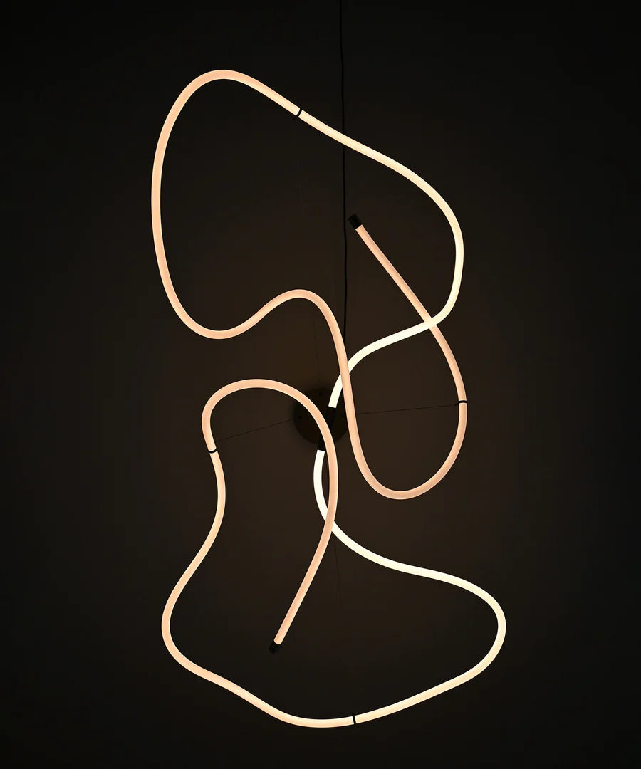 Φωτιστικό Οροφής Ghost Chandelier Big - Ακρυλικό Ανοξείδωτο Ατσάλι H52 x W82 x L156 cm 101 COPENHAGEN