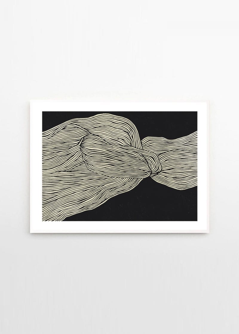 THE POSTER CLUB Poster Πόστερ The Line no 12 Rebecca Hein (50x70) cm Μαύρο Sustainable Paper THE POSTER CLUB